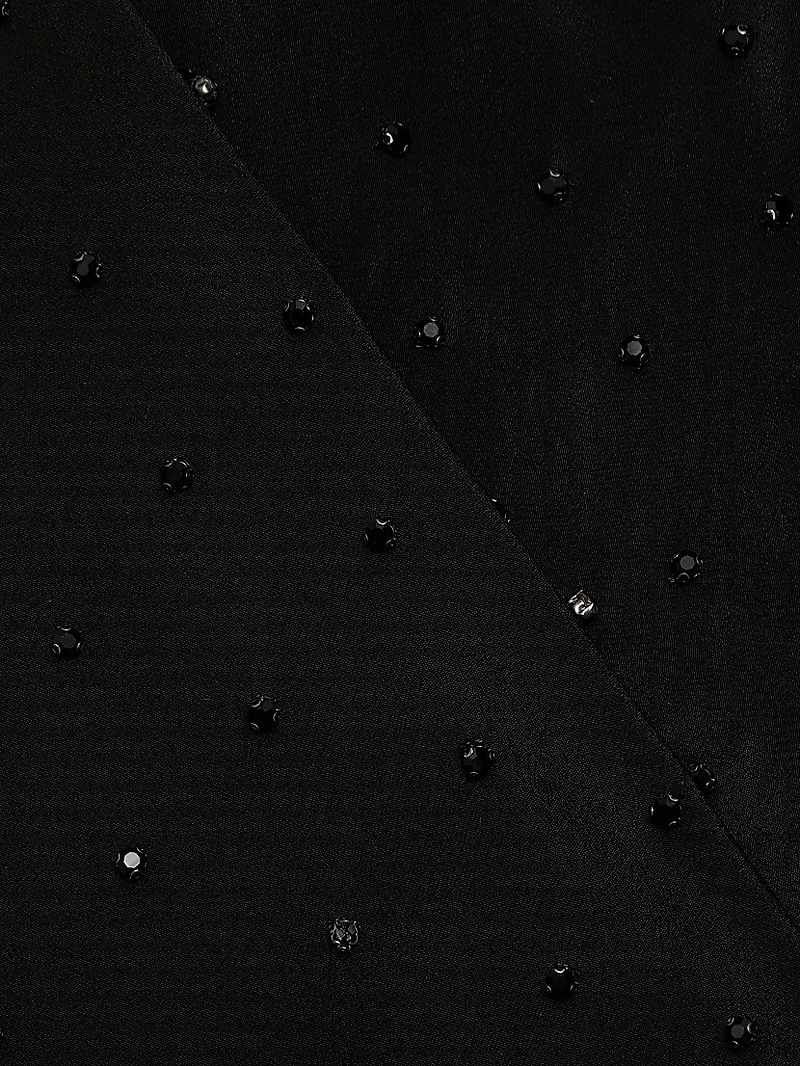 Rosa Sequined Silk Sleeveless Gown