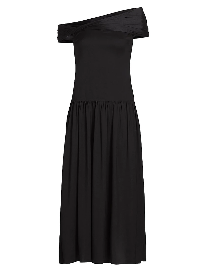 Veda Off-The-Shoulder Midi-Dress