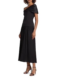 Veda Off-The-Shoulder Midi-Dress