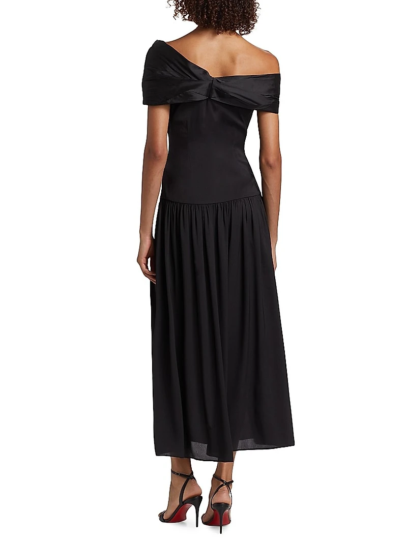 Veda Off-The-Shoulder Midi-Dress