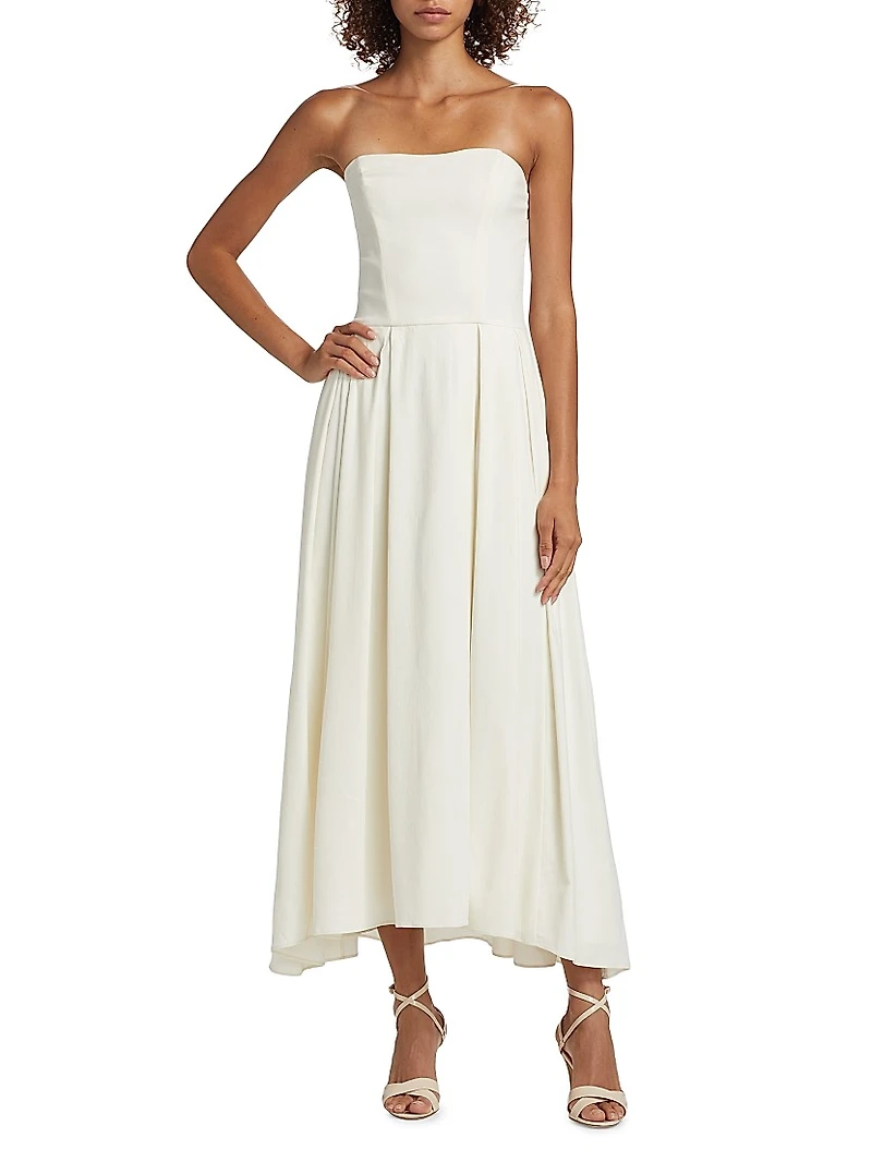 Ezra Off-The-Shoulder Midi-Dress