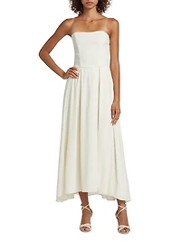 Ezra Off-The-Shoulder Midi-Dress