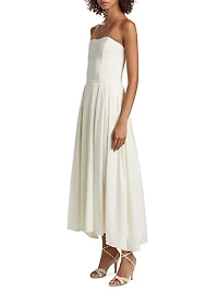 Ezra Off-The-Shoulder Midi-Dress