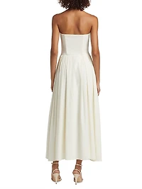 Ezra Off-The-Shoulder Midi-Dress