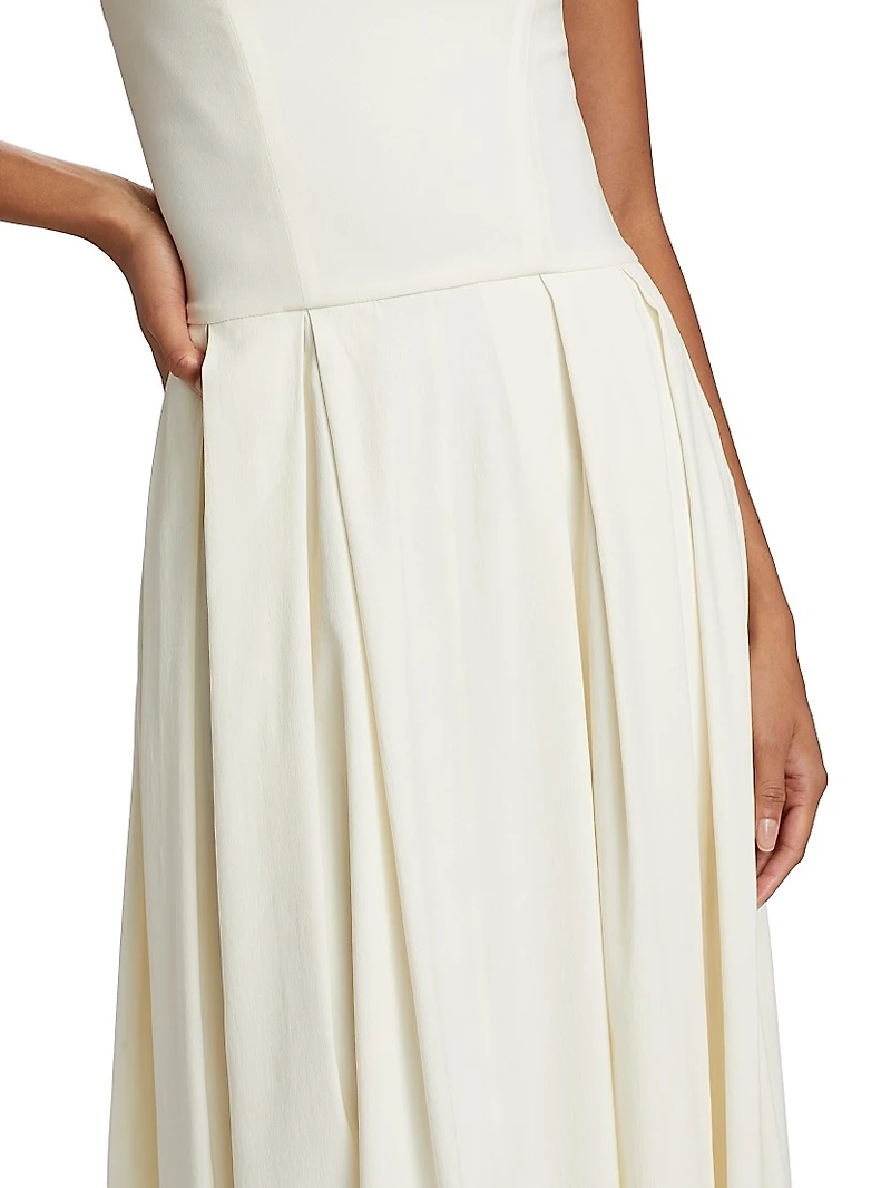 Ezra Off-The-Shoulder Midi-Dress