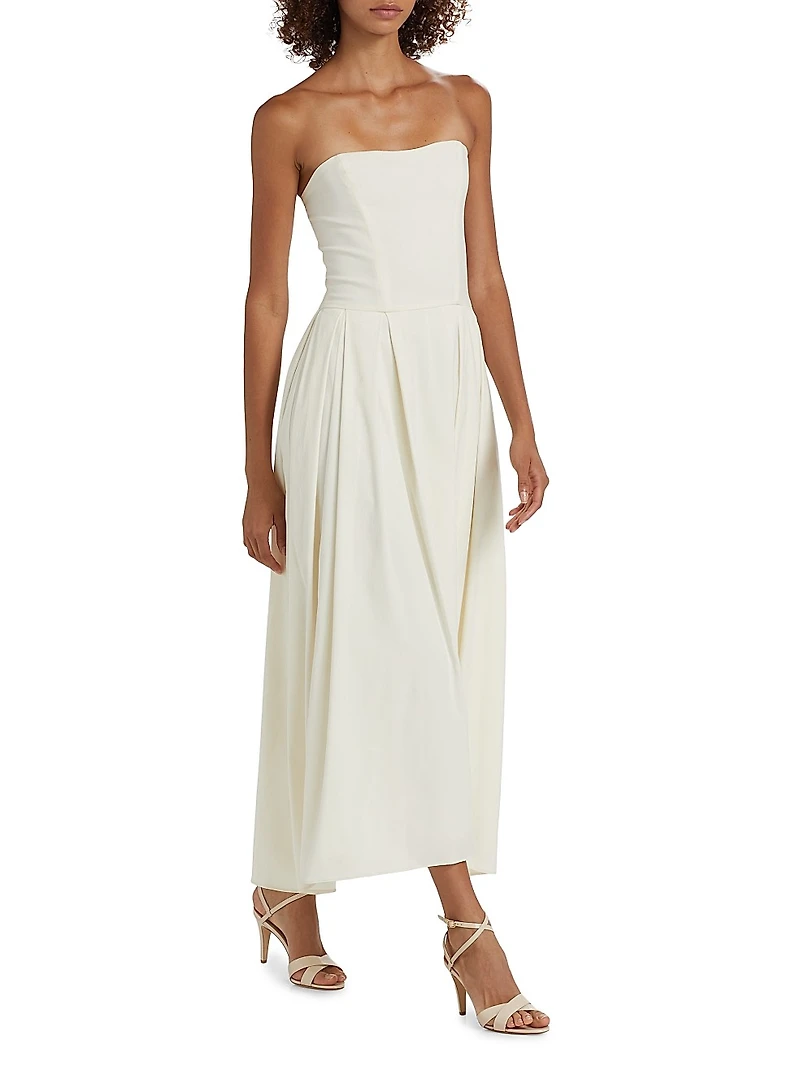 Ezra Off-The-Shoulder Midi-Dress