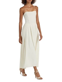 Ezra Off-The-Shoulder Midi-Dress