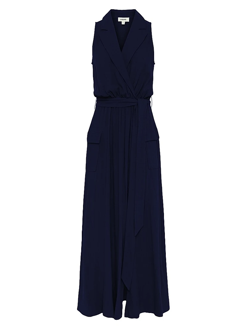 Mayer Military Maxi Wrap Dress