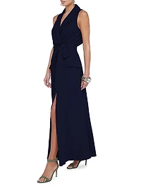 Mayer Military Maxi Wrap Dress