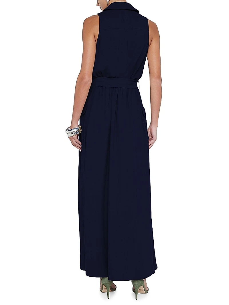 Mayer Military Maxi Wrap Dress