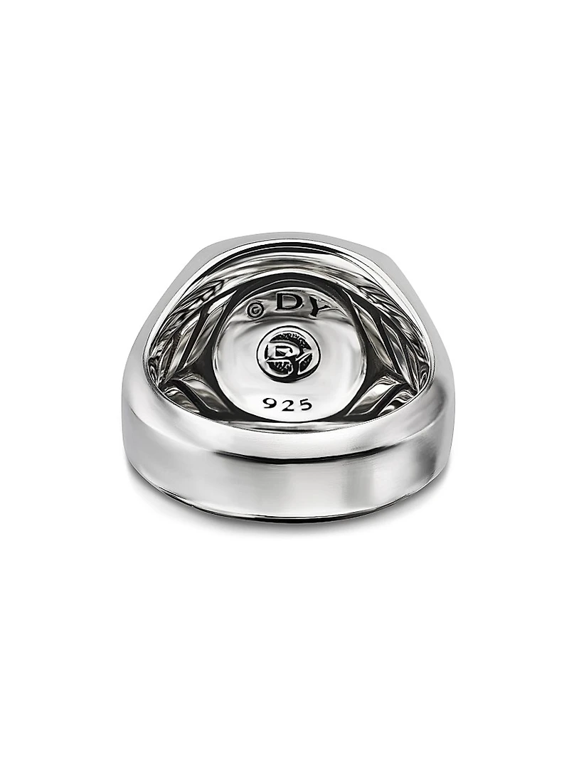 Petrvs Horse Signet Ring Sterling Silver