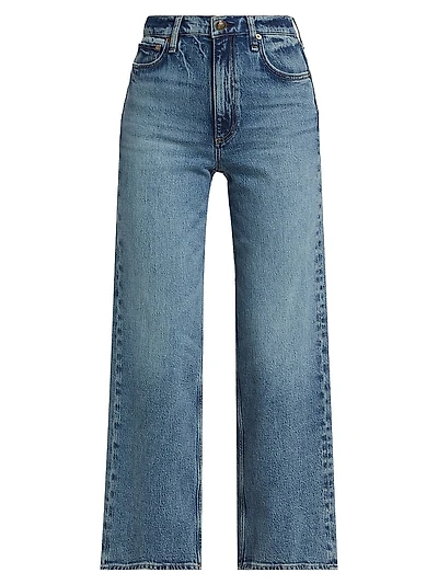 Shea High-Rise Straight-Fit Jeans