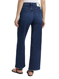Shea High-Rise Straight-Leg Jeans