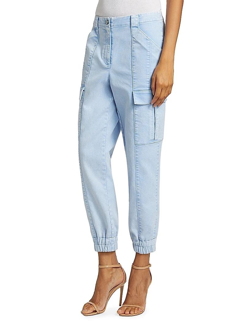 Kelly Twill Cargo Jogger Pants