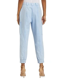 Kelly Twill Cargo Jogger Pants