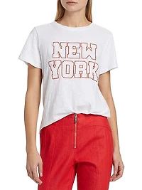 Paris New York Slub T-Shirt