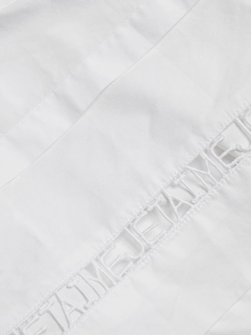 Corianna Belted Cotton Poplin Minidress