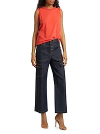 Benji Cargo Crop Jeans