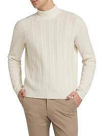 Herringbone Cotton Sweater