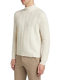 Herringbone Cotton Sweater