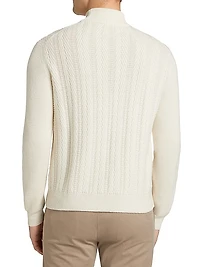 Herringbone Cotton Sweater