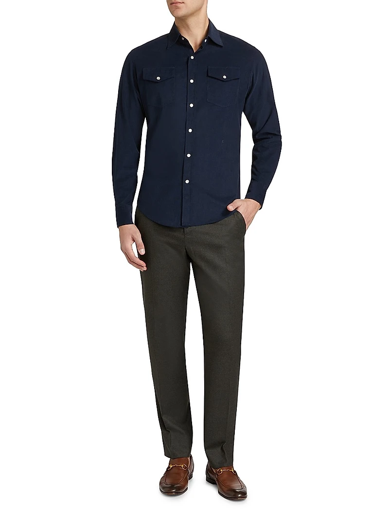 Western Button-Up Shirt