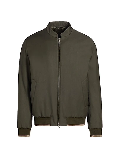 Wool Bomber Jacket