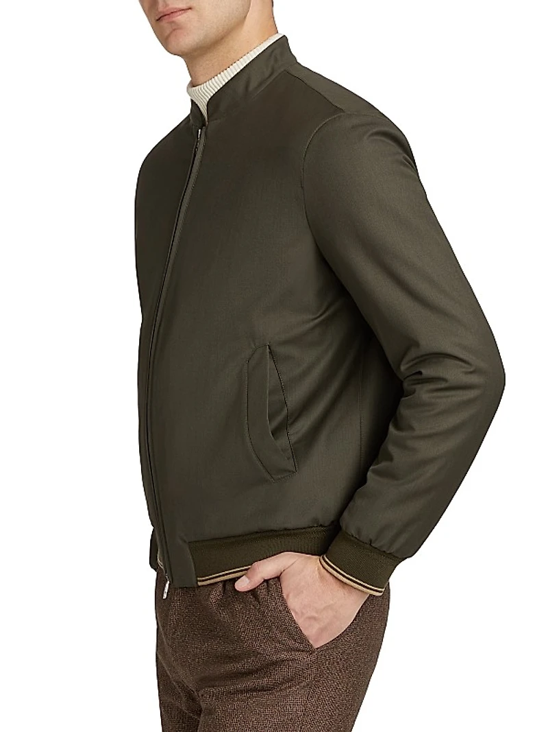 Wool Bomber Jacket