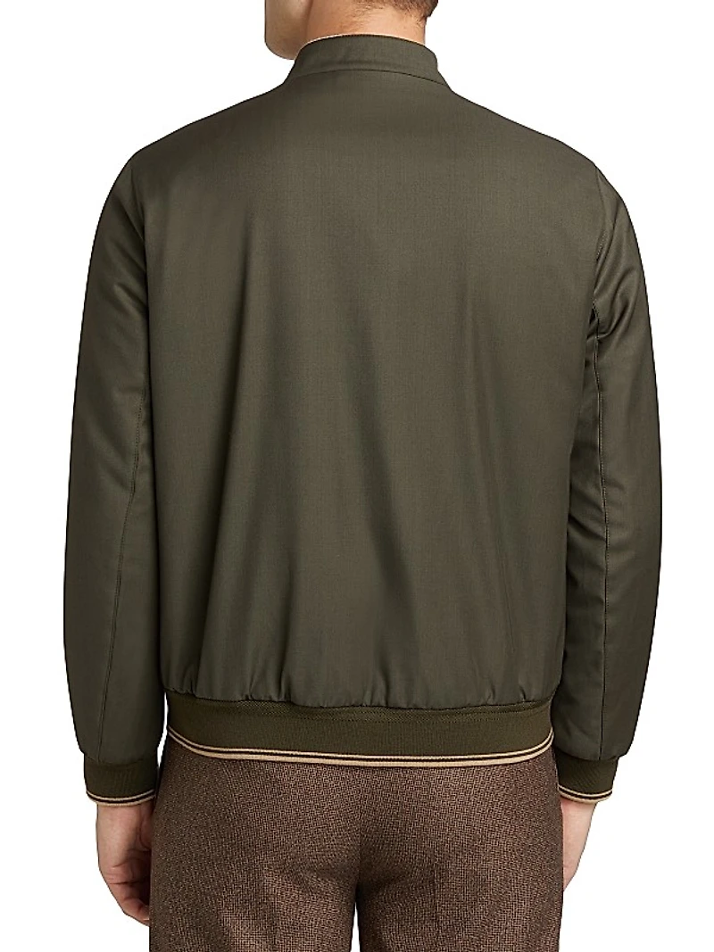 Wool Bomber Jacket