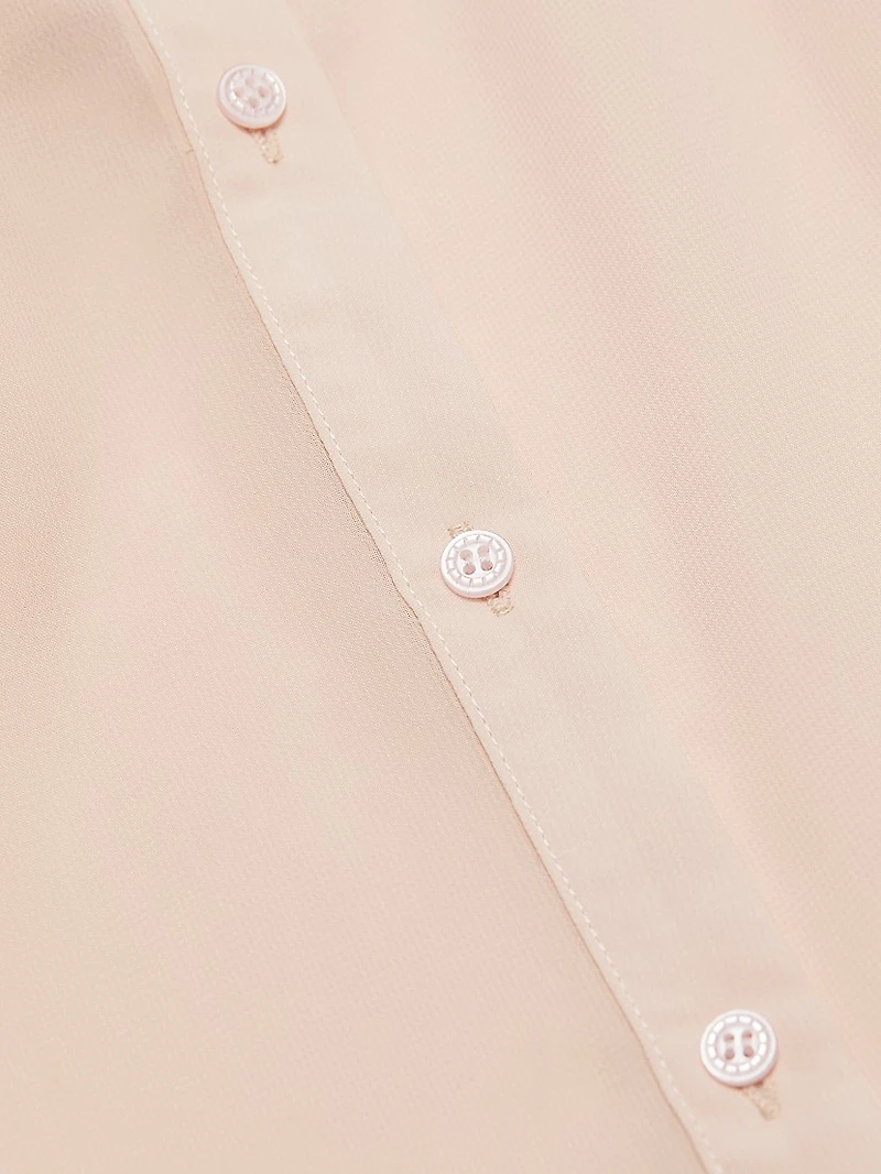 Val Button-Front Blouse