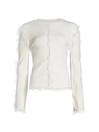 Alma Fringe-Seam Top