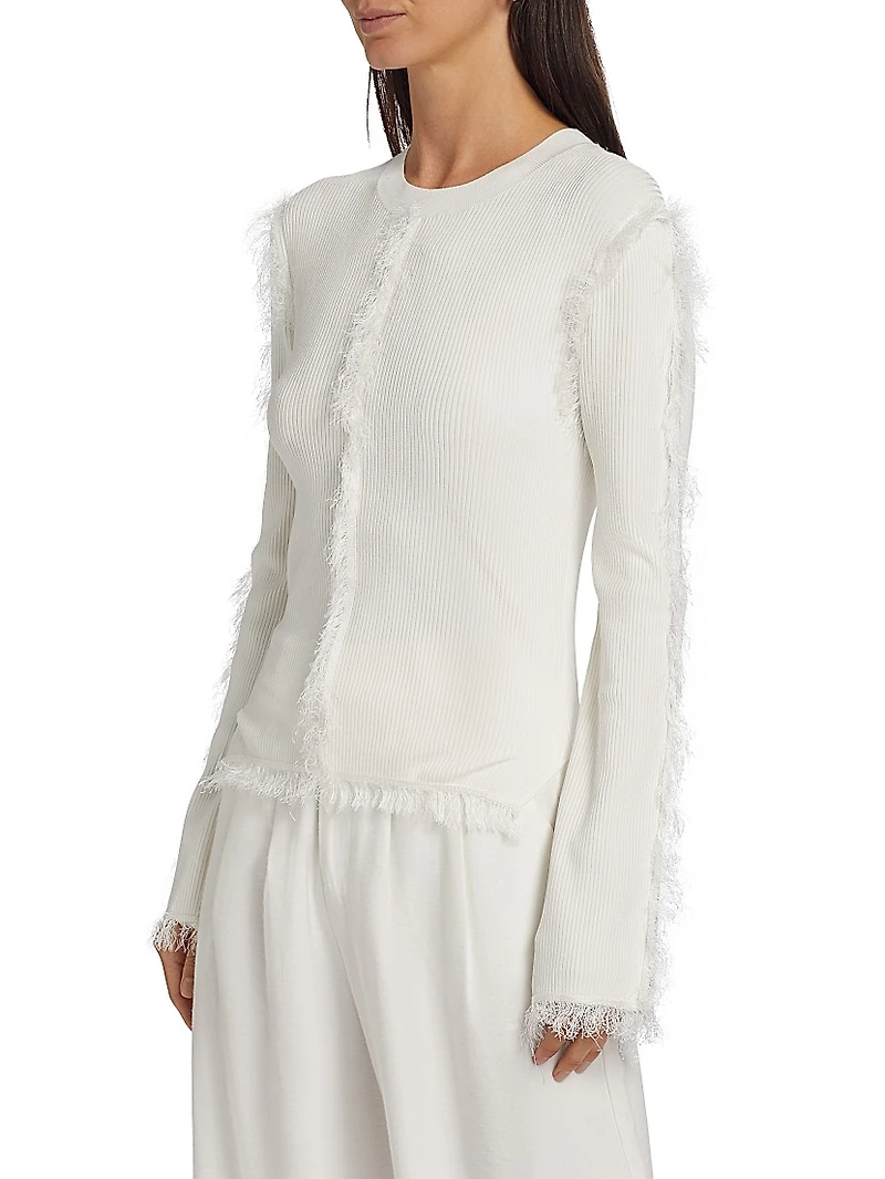 Alma Fringe-Seam Top