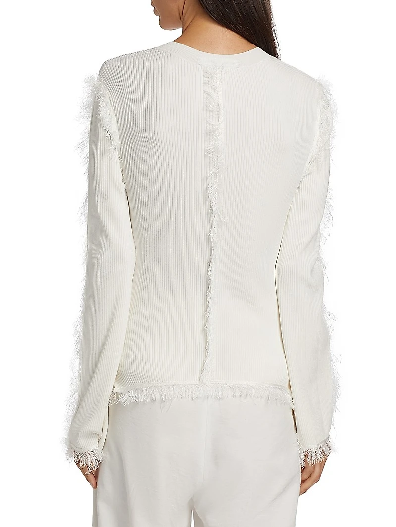 Alma Fringe-Seam Top