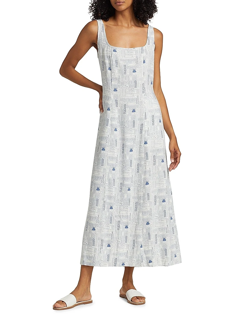 Tessa Printed Maxi Dress
