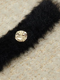 Cotton-Blend Tweed Knit Miniskirt