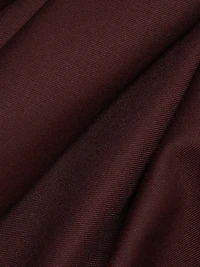 Wool Gabardine Peplum Minidress