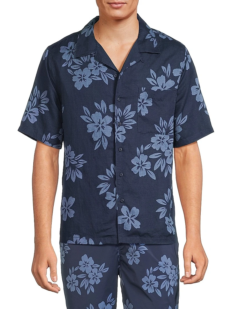 Air Linen Convertible Vacation Shirt