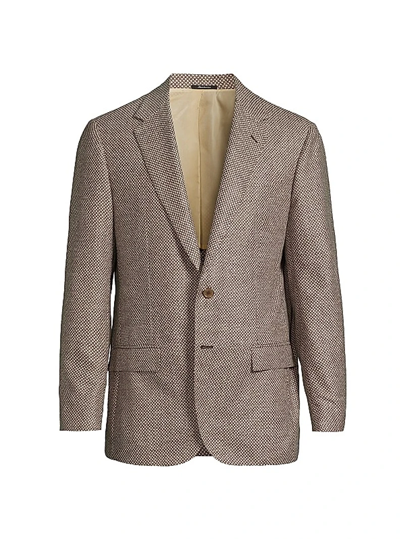 Honeycomb Wool Sport Jacket