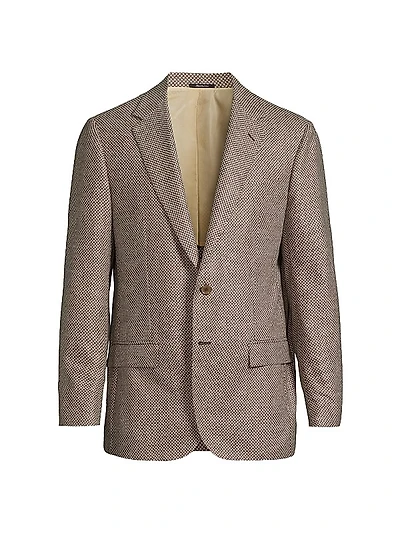 Honeycomb Wool Sport Jacket