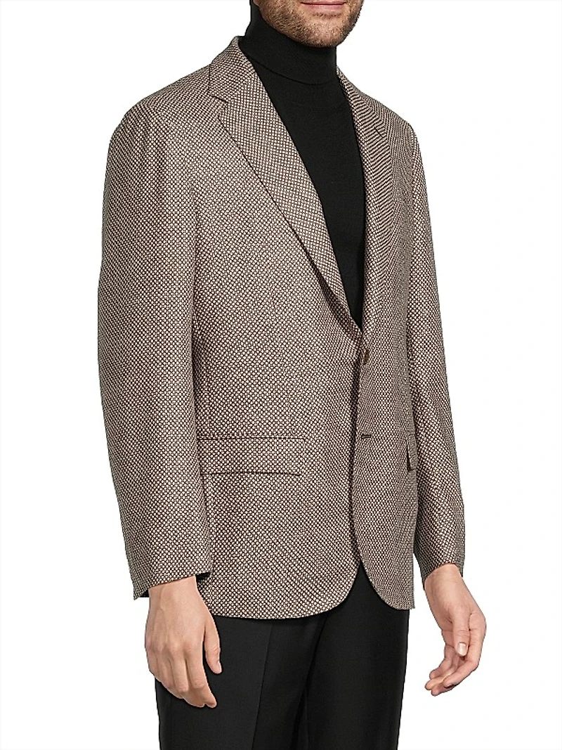 Honeycomb Wool Sport Jacket
