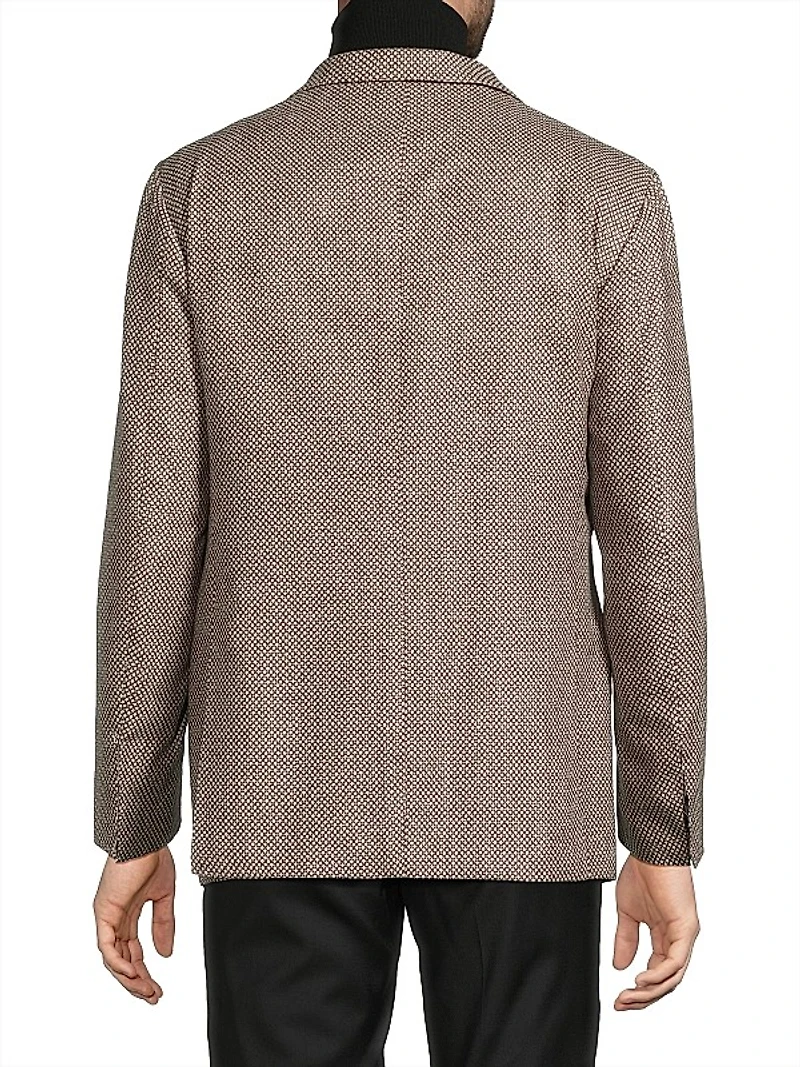 Honeycomb Wool Sport Jacket
