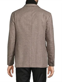 Honeycomb Wool Sport Jacket