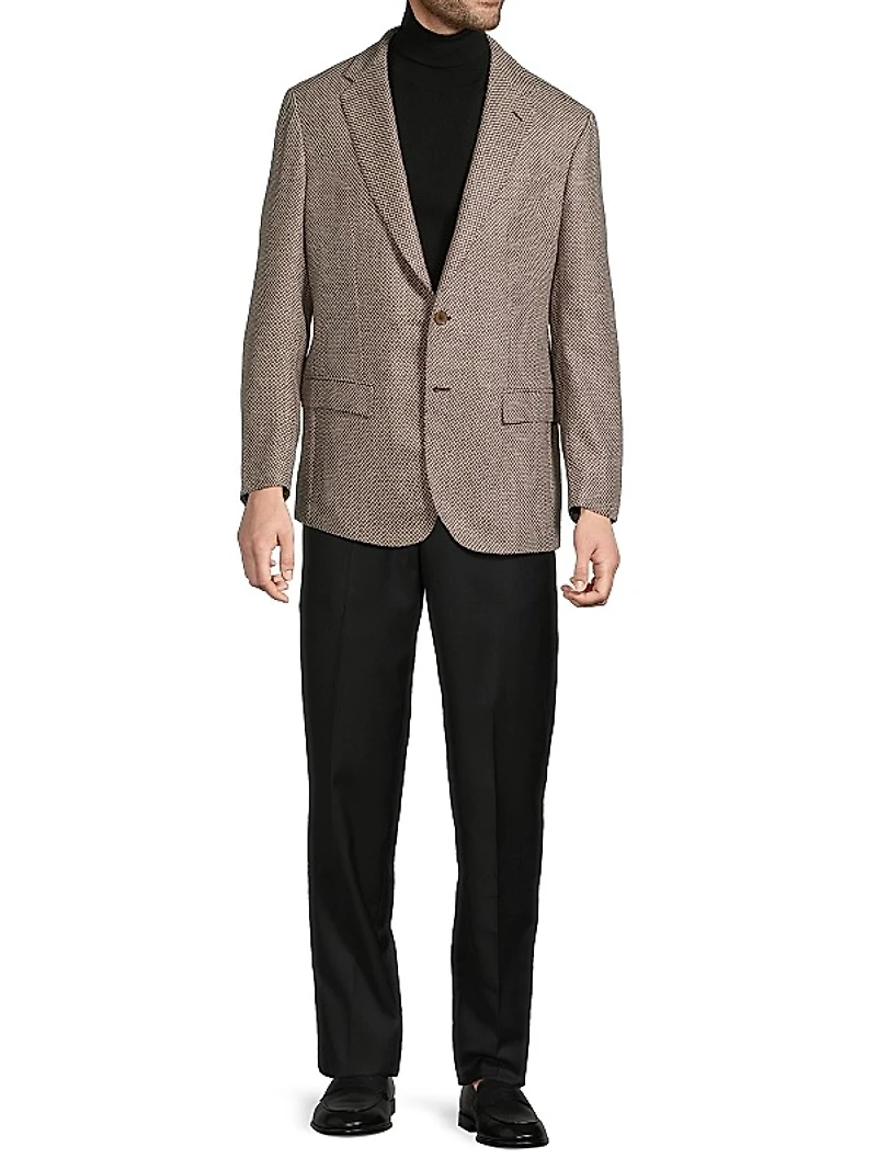 Honeycomb Wool Sport Jacket