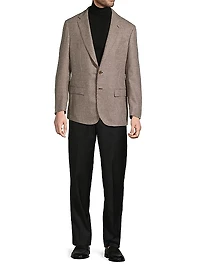 Honeycomb Wool Sport Jacket