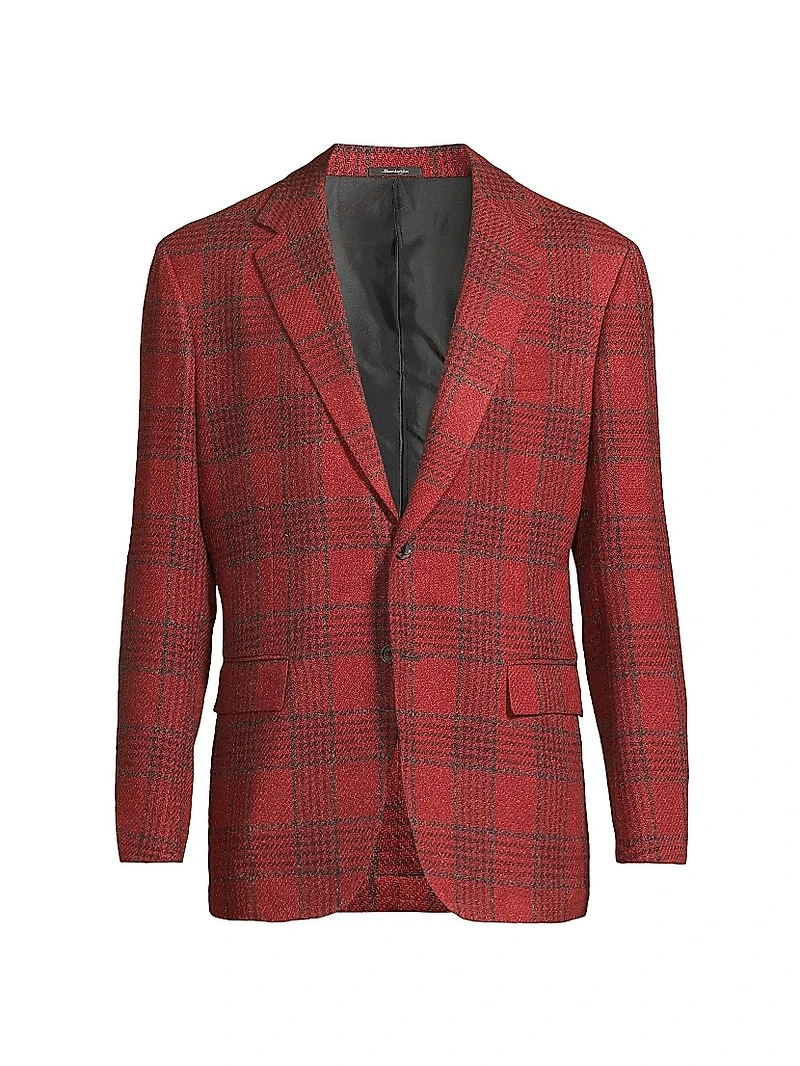 Red Pow Check Sport Jacket