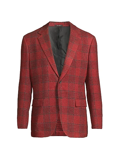 Red Pow Check Sport Jacket