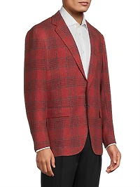 Red Pow Check Sport Jacket