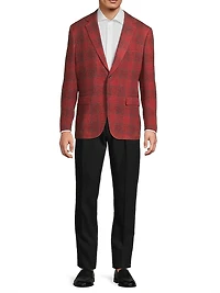 Red Pow Check Sport Jacket