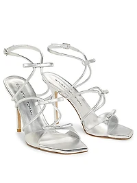 Tully 100MM Metallic Leather Sandals