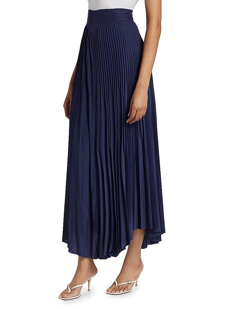 Winifred Pleated Maxi Skirt